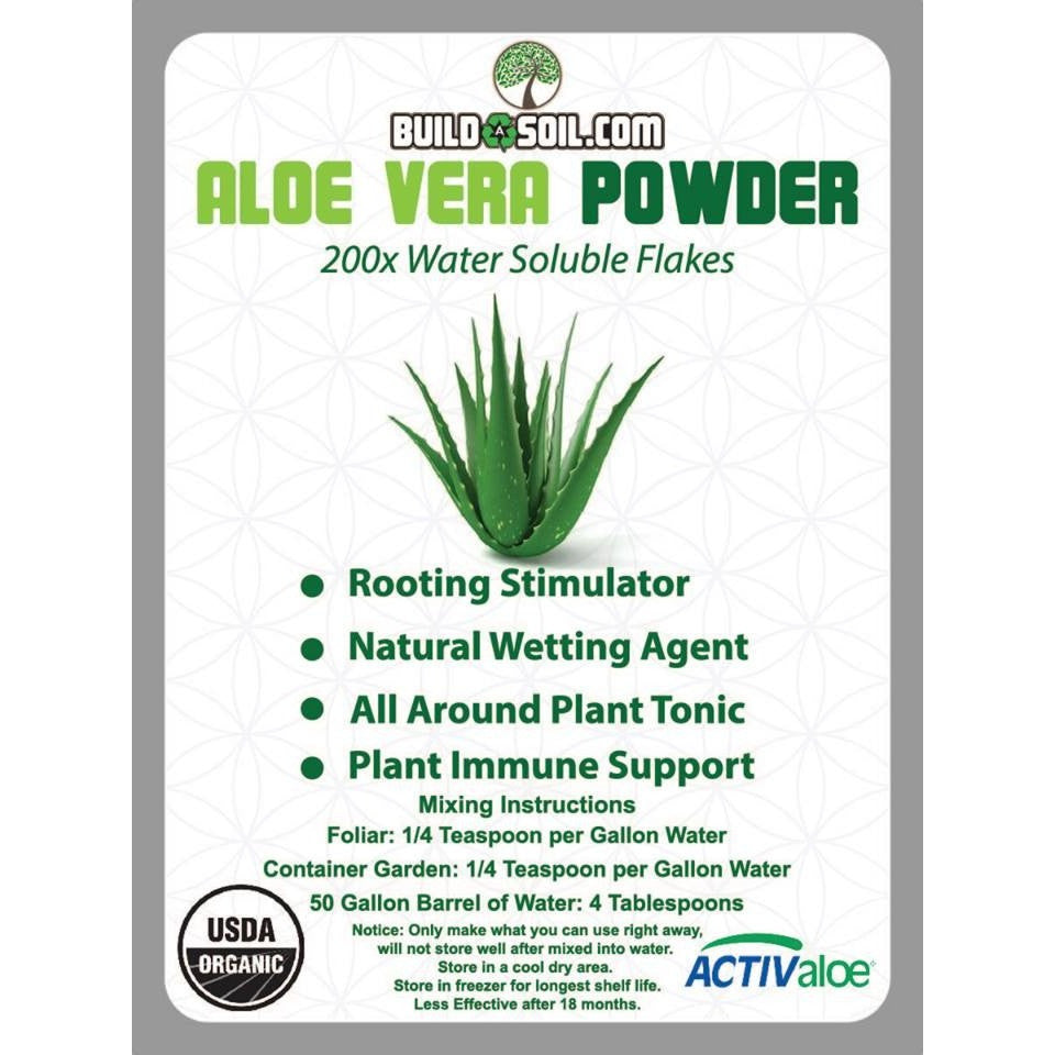 200x Aloe Vera Powder Flakes Certified Organic