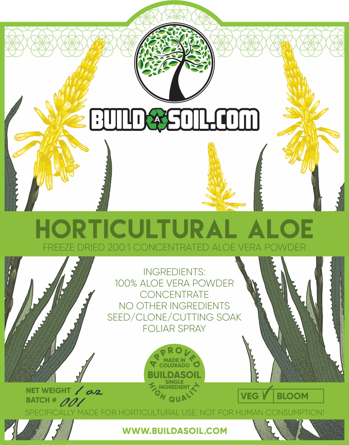 BuildASoil Horticultural Aloe