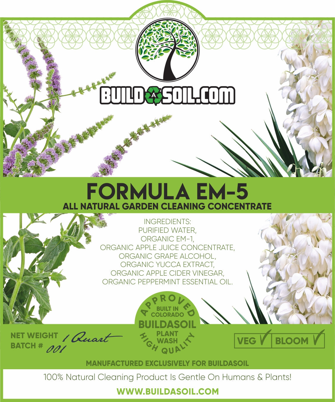 Formula EM-5 - All Natural Garden Cleaning Concentrate
