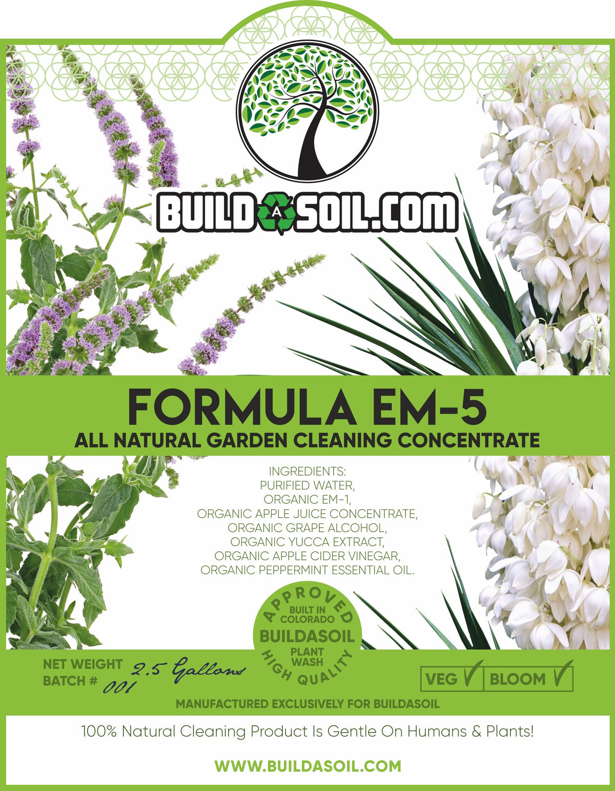 Formula EM-5 - All Natural Garden Cleaning Concentrate