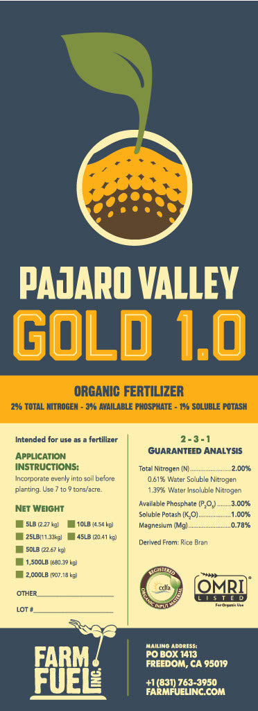 Pajaro Valley Gold Organic Rice Bran